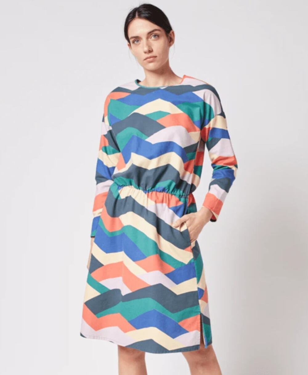 Bobo Choses Multicolor Dress Long Sleeve XS